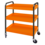 Carros de acero de tres bandejas