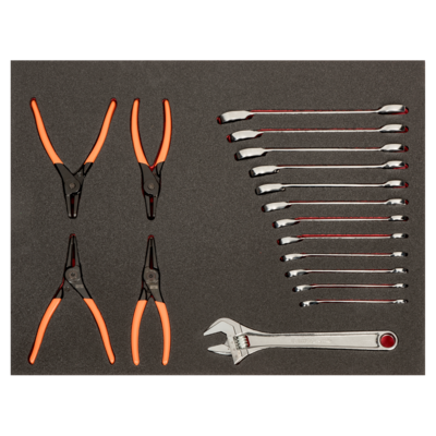 FOAM W/WRENCHES AND PLIERS 圖 2