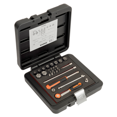 1/4 SOCKET SET WITH BITS