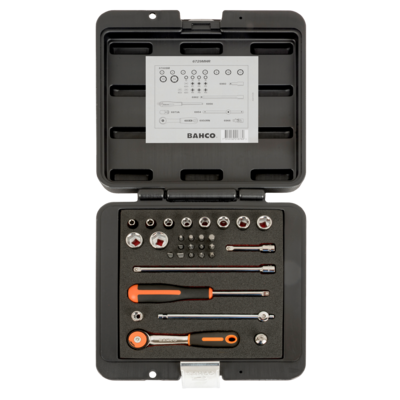 1/4 SOCKET SET WITH BITS 圖 2