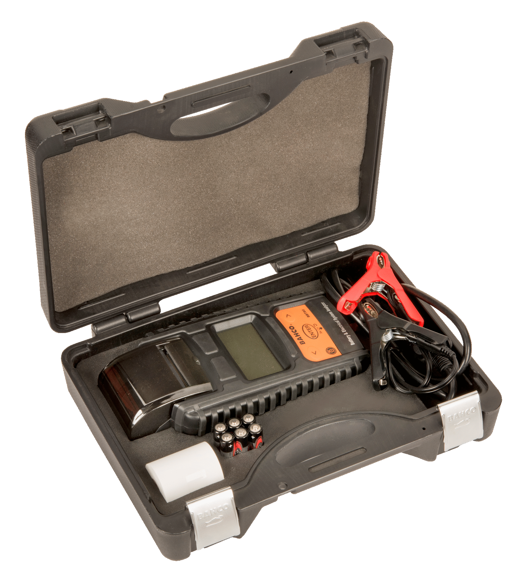 Digitaler 6V- & 12V-Batterietester mit Drucker, BAHCO