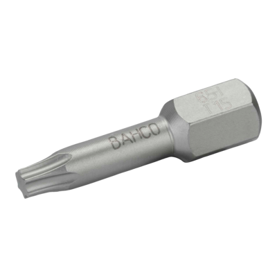 5XBITS T15 25MM 1/4  STAINLESS