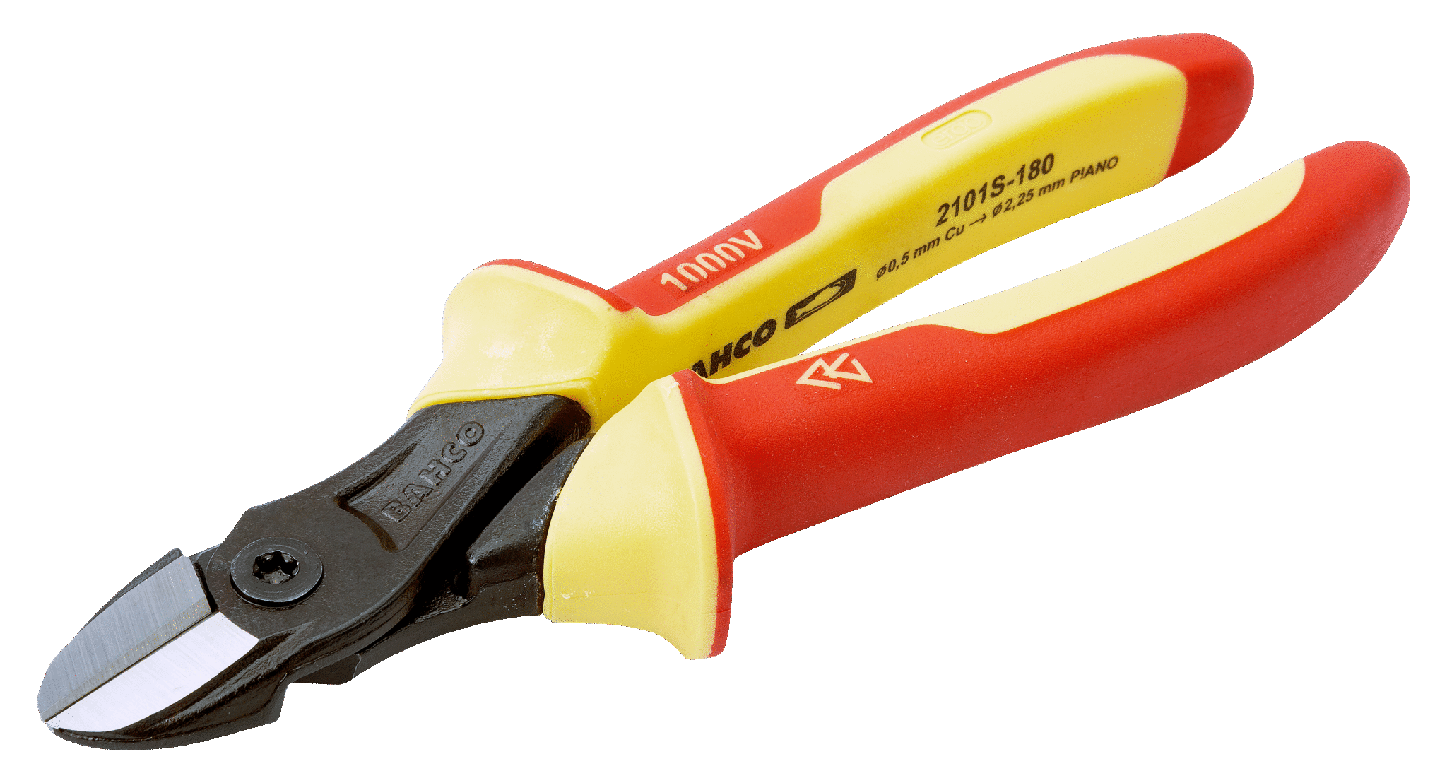 BAHCO ERGO 160mm 6" VDE Insulated COMBINATION Side Cutter/Cutting Plier,2628S160 