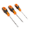 Jeu de tournevis vis à fente/Phillips avec poignée en caoutchouc - 3 pcs