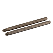 Lâminas sextavadas 1/4" para parafusos Pozidriv, 100mm
