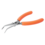 Compact Needle Snipe Nose Pliers with 45° Bent Tip and Orange PVC Handle 141 mm - Industrial Pack