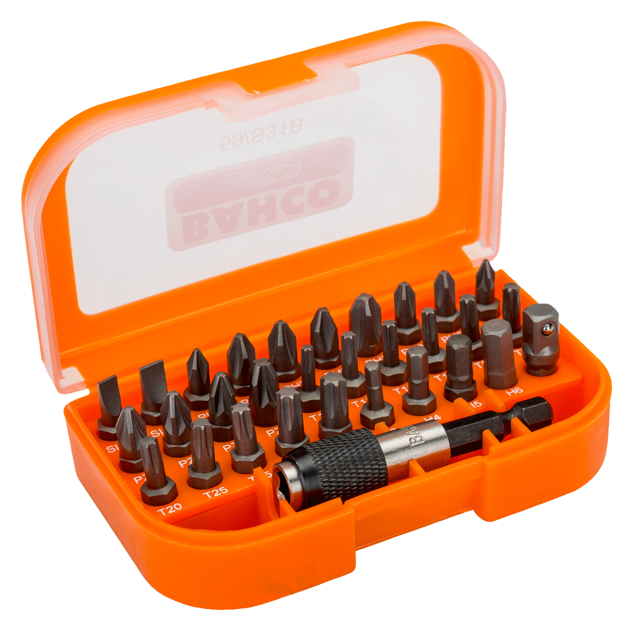 0 V Orange/black Single pack Bahco 59/S31B Bits-Box 31 pieces 
