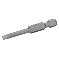 1/4" Standard Screwdriver Bits for Slotted Head Screws 50 mm