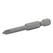 Punta destornillador estándar 1/4" para tornillos de cabeza Phillips PH2 50 mm - 100 uds/Bolsa de plástico