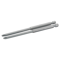 1/4" Standard Screwdriver Bits for Plus-Minus/Phillips Head Screws 125 mm