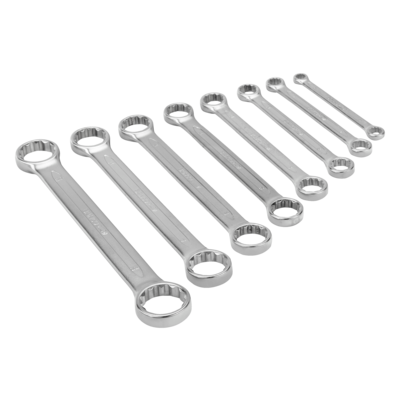 FLAT RING SPANNER SET A  8 PCS