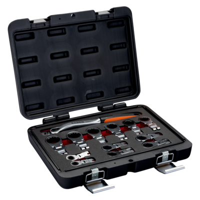 RATCHET RING SPANNER SET