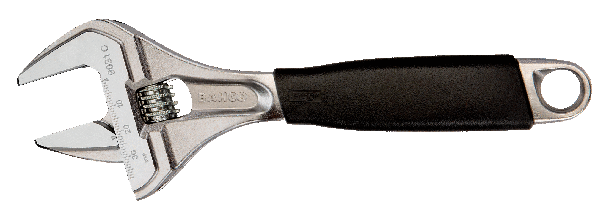 ERGO™ Central Nut Wide Opening Jaw Adjustable Wrenches with Rubber