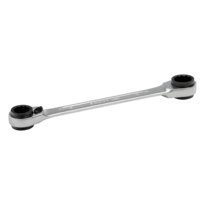 8-11 mm Ratcheting Ring Wrench with Chrome Finish 151 mm