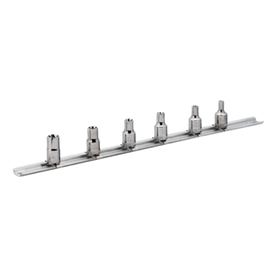 1/4 TORX SOCKET RAIL SET  6 PC