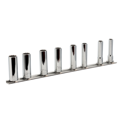 1/4 DEEP SOCKET SET ON RAILS
