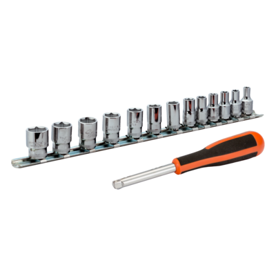 RAIL SET 1/4"SOCKETS