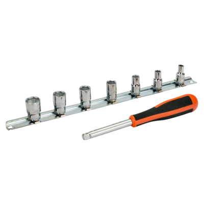 RAIL SET 1/4" SOCKETS
