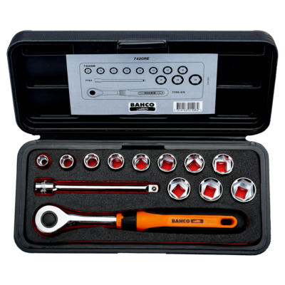 SOCKET SET ERGO 3/8" 圖 2