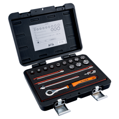 SOCKET SET ERGO 3/8"