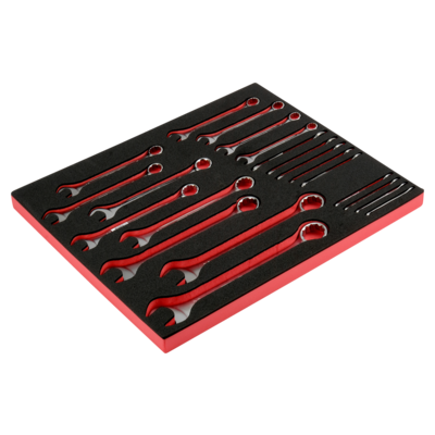 FOAM W/COMBINATION SPANNERS
