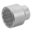 1"-Steckschlüssel-Einsätze mit Vierkantantrieb, Doppelsechskantprofil, 2-5/8"