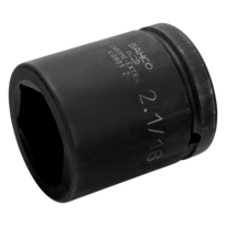 1-1/2" Square Drive Impact Sockets with Imperial Hex Profile and Phosphate Finish