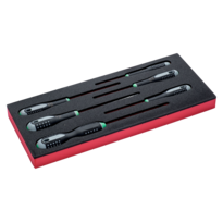 Fit&Go 1/3 Foam Inlay TORX® Screwdriver Set T10-T40 - 6 Pcs