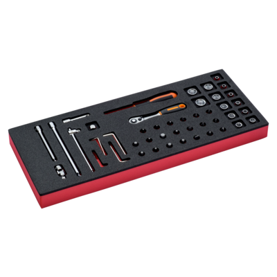 SOCKETRY 1/4" 4- 45 pcs1/3