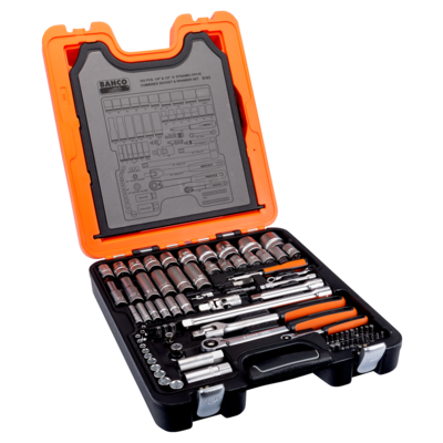 SOCKET SET 1/4+1/2 103PCS