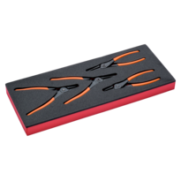 Fit&Go 1/3 Foam Inlay Circlip Pliers Set - 4 Pcs