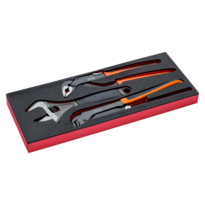 Fit&Go 1/3 Foam Inlay Wrench and Pliers Set - 3 Pcs