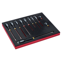 Fit&Go 2/3 Foam Inlay Phillips Screwdriver Set - 11 Pcs