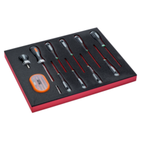 Fit&Go 2/3 Foam Inlay TORX®/Bit Screwdriver Set - 12 Pcs