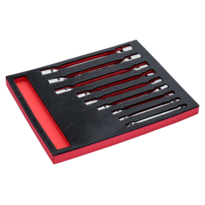 Fit&Go 2/3 Foam Inlay Double Socket Head Wrench Set - 9 Pcs