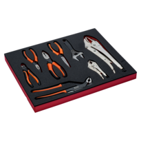 Fit&Go 2/3 Foam Inlay Wrench and Pliers Set - 8 Pcs