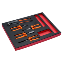 Fit&Go 2/3 Foam Inlay Insulated Cutter/Pliers Set - 5 Pcs