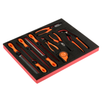 Fit&Go 2/3 Foam Inlay File/Measuring Tape/Pliers Set - 10 Pcs