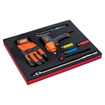 Fit&Go 2/3 Foam Inlay 1/2" Mini Impact Wrench Set - 9 Pcs