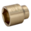 Vaso de 1/2" anti-chispa, de aluminio bronce y con perfil hexagonal de 10 mm