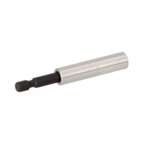 고정 링이 있는 1/4" 육각 범용 마그네틱 비트 홀더 75mm