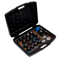 Cooling system pressure tester set
