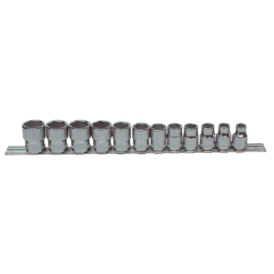 RAIL SET 3/8" SOCKETS 8-19