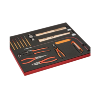 Fit&Go 3/3 Foam Inlay Striking, Cutting & Pliers - 15 Pcs