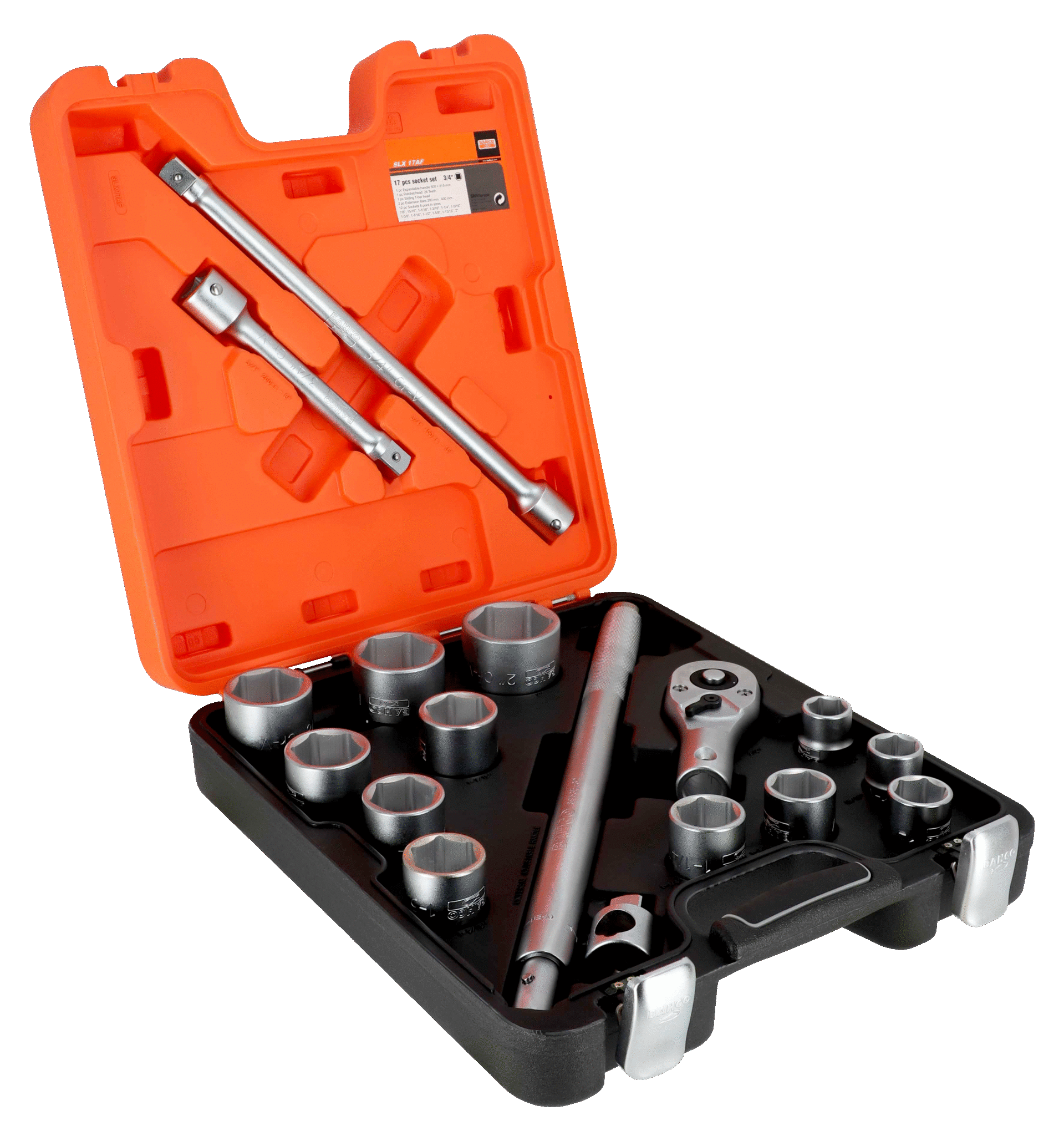 3-4-square-drive-socket-set-with-imperial-hex-profile-and-ratchet-head