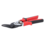 Left Cut Pass-Through Shears with Increased Power by Lever Action and Red Colour Coded Handle
