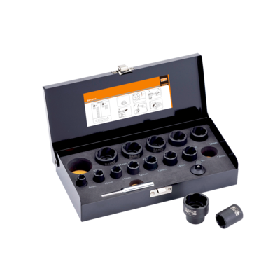 TWIST SOCKET SET 8-27MM 16PCS