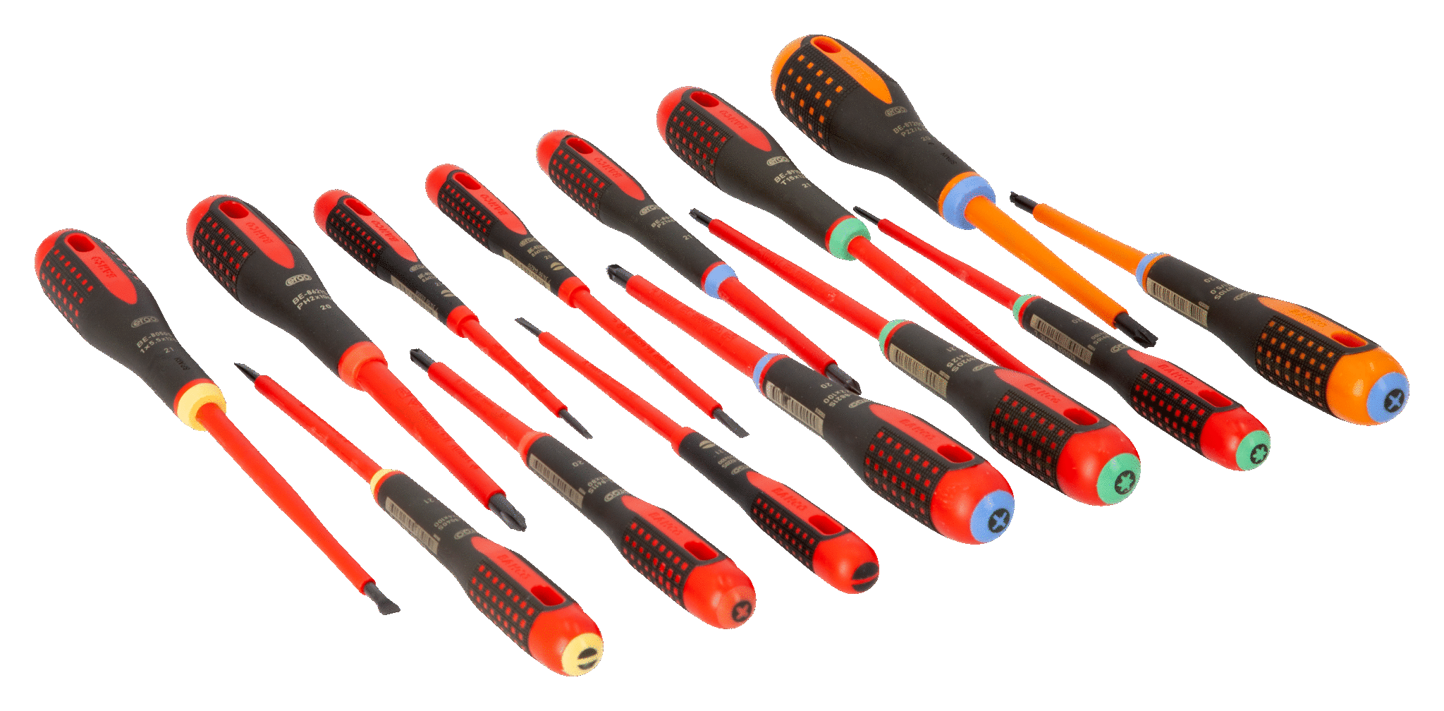 INSULATED RUBBER GRIP ELECTRICIAN'S ELECTRONIC SCREWDRIVER KIT 7 PC SET 