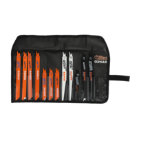 Sabre Sawblades Set for Wood and Metal - 12 Pcs