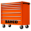 Carro C75 clásico naranja de 40" con 7 cajones de 986 mm x 501 mm x 1100 mm